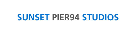 Sunset Pier 94 Studios Text Logo
